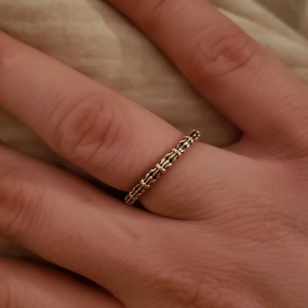 Stackable 925 Silver Ring size 8